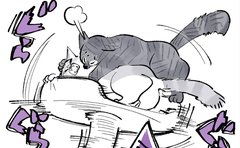 【漫画】猫と過ごして8年。ボロボロのタワーが物語る「兄妹の成長」に涙